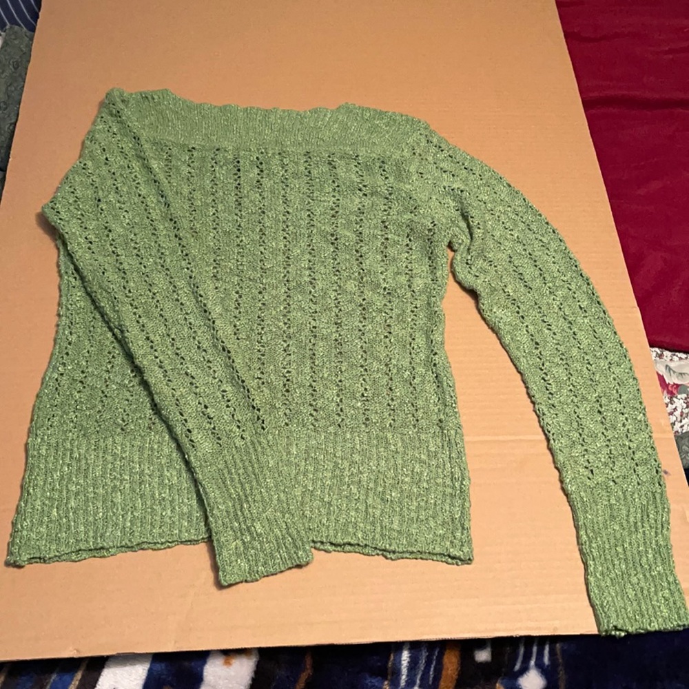 Green sweater